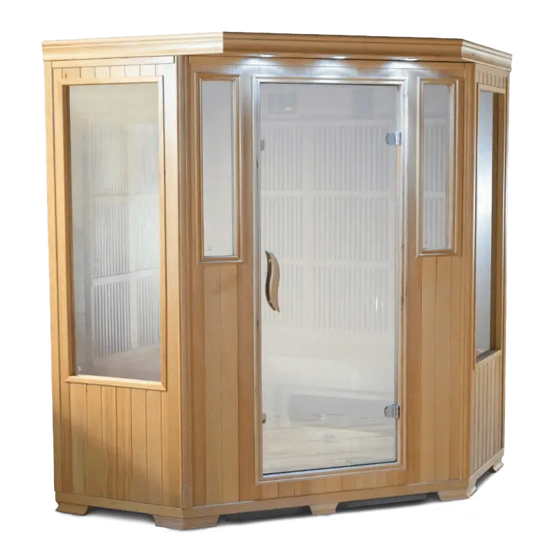 3-Person Infrared Sauna (Corner) - Good Health Saunas