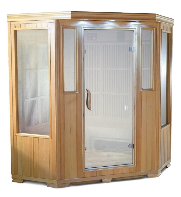 3-Person Infrared Sauna (Corner) - Good Health Saunas